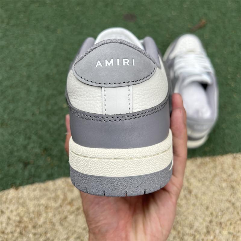 Pk God Amiri Men''s Skel LOW Sneakers GREY retail materials ready to ship